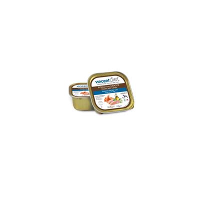 Vincent Diet Dog Patè Pollo con Carote 150 g