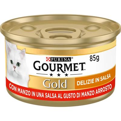 Gourmet Gold Delizie In Salsa con Manzo 85 g