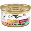 Gourmet Gold Intrecci Di Gusto Con Salmone e Merluzzo 85 g