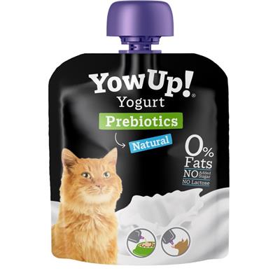 Yow Up! Yogurt per Gatto Probiotic Natural con Calcio 85 g