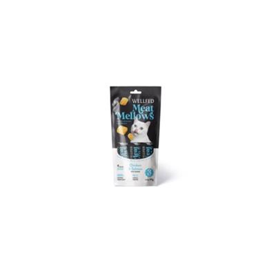 Wellfed Mellows Gatto Pollo con Salmone 3x10 g