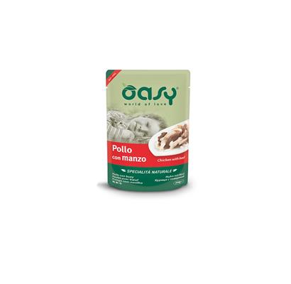 Oasy Buste Gatto Specialità Naturale Pollo con Manzo 70 g