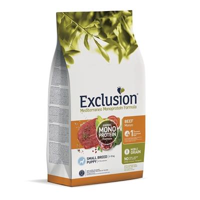 Exclusion Mediterraneo Small Breed Puppy Manzo 2 kg