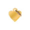 Medaglietta Basic Cuore Piccolo 2,8x2,5cm Ottone Dorato