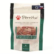 Perrito Snack Sandwich Pollo e Merluzzo Per Gatti e Cani 100 g