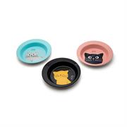 Ciotola per Gatti Kitty in Acciaio Inox Smaltato
