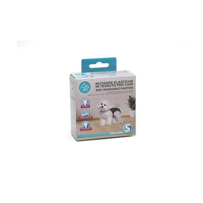 Mutanda Elastica in Tessuto per Cani S 24-31 cm