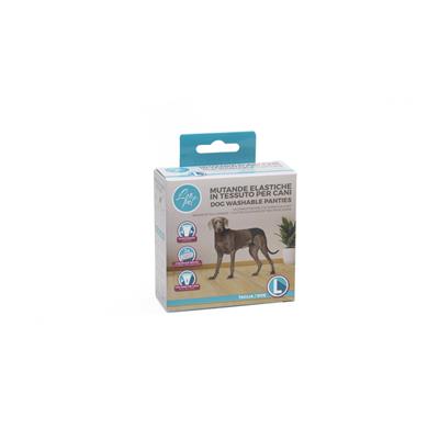 Mutanda Elastica in Tessuto per Cani L 40-49 cm