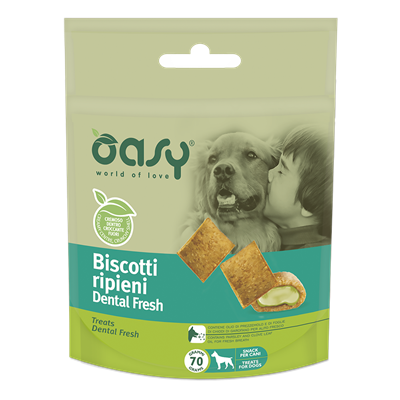 Oasy Biscotti Ripieni Cani Dental Fresh 70 g
