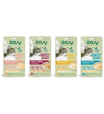 Oasy Creamy Snack Gatto 4 x 15 g