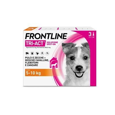 Frontline Tri-Act Cane 5-10 kg 3 Pipette
