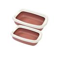 Toilette Beta S Mini con Cornice 43x31x12h Rosso