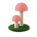 Tiragraffi Fungo 30x30x38h cm Rosa