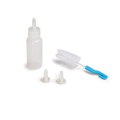 Kit Biberon per Cuccioli 50 ml con Accessori Blu