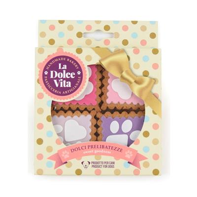Biscotti a Forma di Zampette 4 Pezzi Rosa