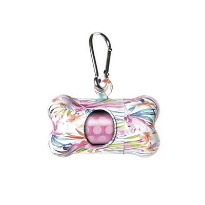Record Dispencer Con Sacchetti di Ricambio Floral Pop