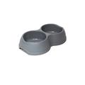 Ciotola Doppia Enjoy 2x250 ml Grigio