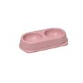 Ciotola Doppia in Bamboo 22,5x11,3x4,5 cm 180 ml Rosa