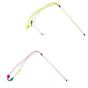 Stuzzigatto con 3 Frange Elastiche e Piume