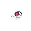 Guinzaglio Flexi New Neon Fascetta S 5 Metri max.15 kg Rosa