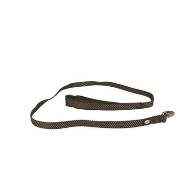 Guinzaglio Adventure Nylon con Maniglia in Neoprene Nero 2.5x100 cm