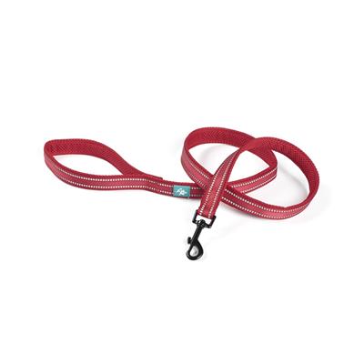 Guinzaglio in Nylon e Mesh M Rosso 2x120cm