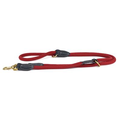 Guinzaglio Addestramento Olivia in Corda 1,4x200 cm Rosso