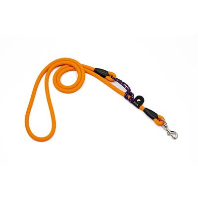 Guinzaglio in Corda Regolabile Arancione 120/180x1,2 cm