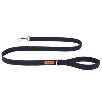 Guinzaglio Leash Cotton M Blu 2x140 cm