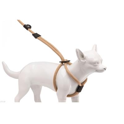 Guinzaglio Pettorina in Corda Beige Taglia L