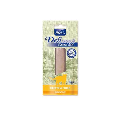 Life Cat Delisnack Natural Filetto Bollito Pollo 15 g