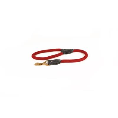Manigliotto in Corda con Accessori in Ottone Ø 1,4x60 cm Rosso