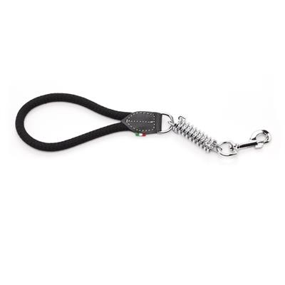Maniglia in Corda di Cotone con Ammortizzatore Ø 1,5x45 cm Nero