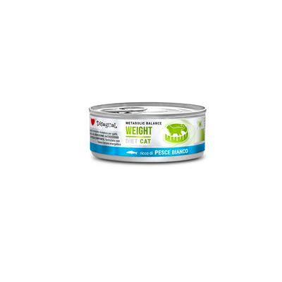 Disugual Diet Cat Weight Metabolic Balance Pesce Bianco 85 g