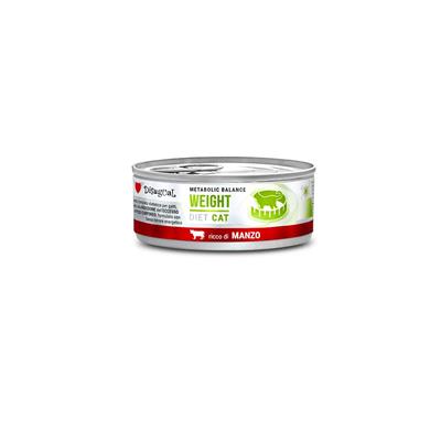 Disugual Diet Cat Weight Metabolic Balance Manzo 85 g