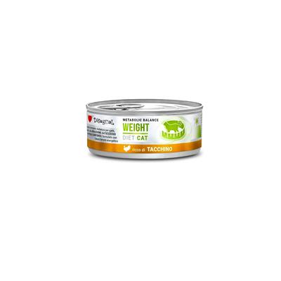 Disugual Diet Cat Weight Metabolic Balance Tacchino 85 g