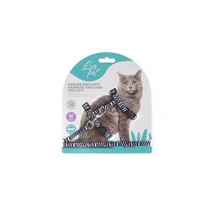 Parure per Gatti Adulti Taglia M Animalier Nero