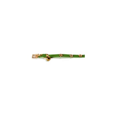 Collare per Gatti con Fiori Celeste 32 cm
