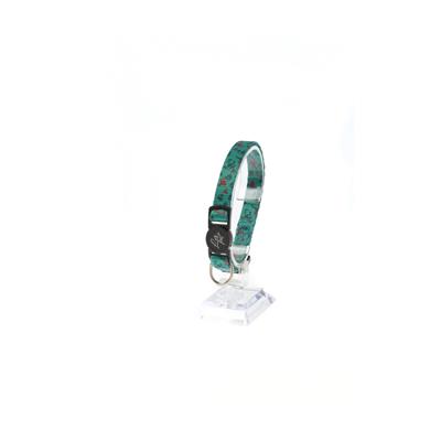 Collare Stampato per Gatti Flamingo Verde
