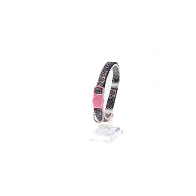 Collare Stampato per Gatti Leopard Rosa