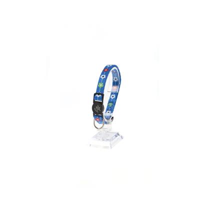 Collare Stampato per Gatti Flowers Blu