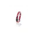 Collare Stampato per Gatti Flowers Rosso