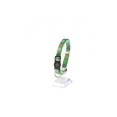 Collare Stampato per Gatti Flowers Verde