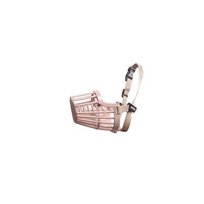 Museruola Beige in Plastica per Cani XL