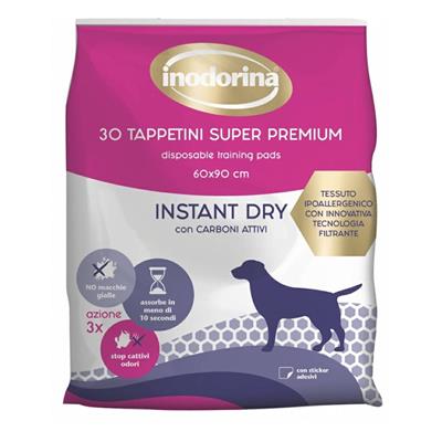 Inodorina Tappetini Instant Dry Con Carboni Attivi 30 pz