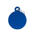 Medaglietta Basic Cerchio Grande 3,2x3,9 cm Alluminio Blu