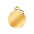 Medaglietta Basic Cerchio Grande 3,2x3,9 cm Ottone Dorato