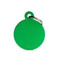 Medaglietta Basic Cerchio Grande 3,2x3,9 cm Alluminio Verde