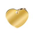 Medaglietta Basic Cuore Grande 3,7x3,2 cm Ottone Dorato