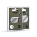 Medaglietta Basic Militare Ottone Cromato